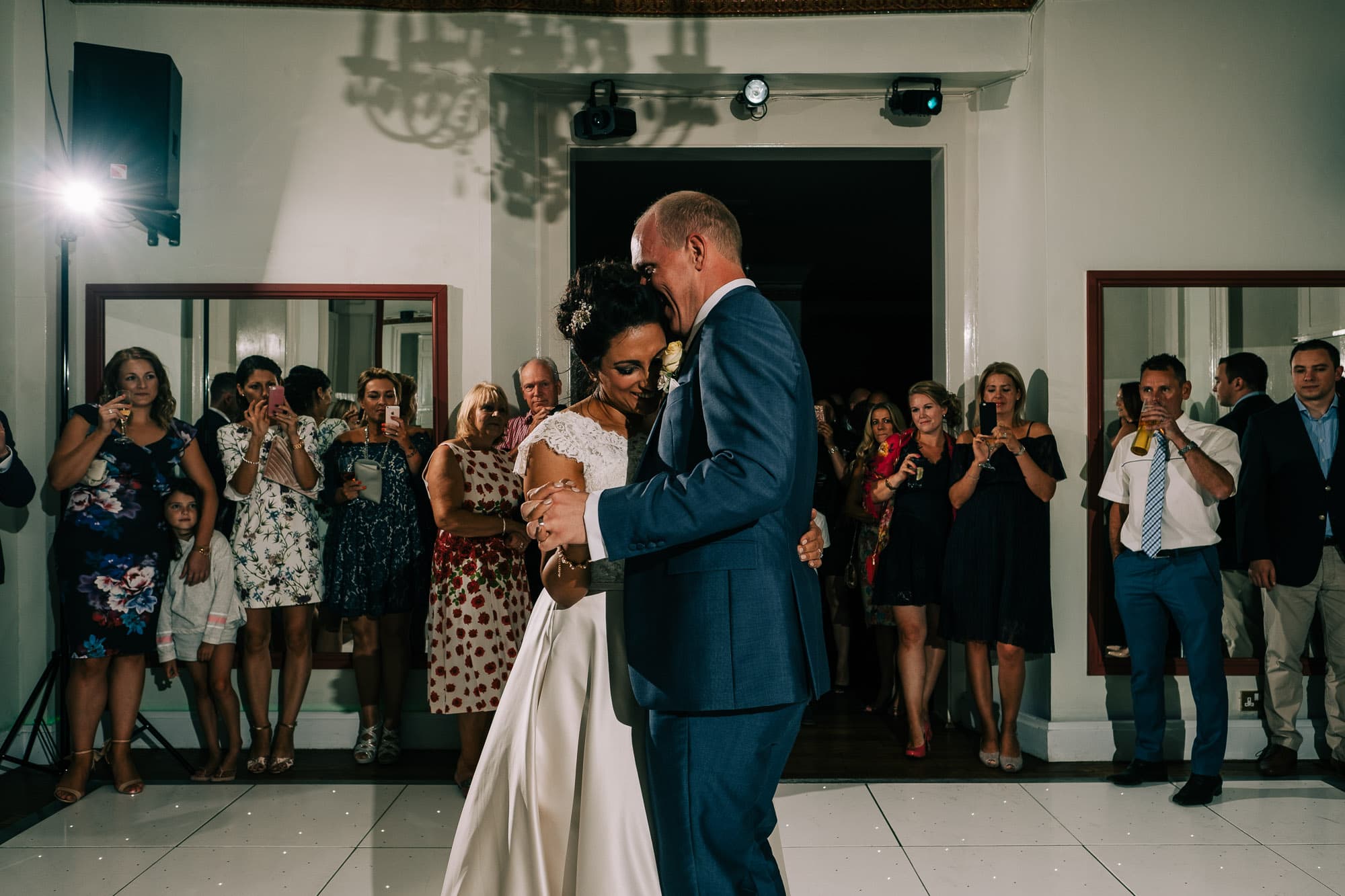 Bride and groom's first dance