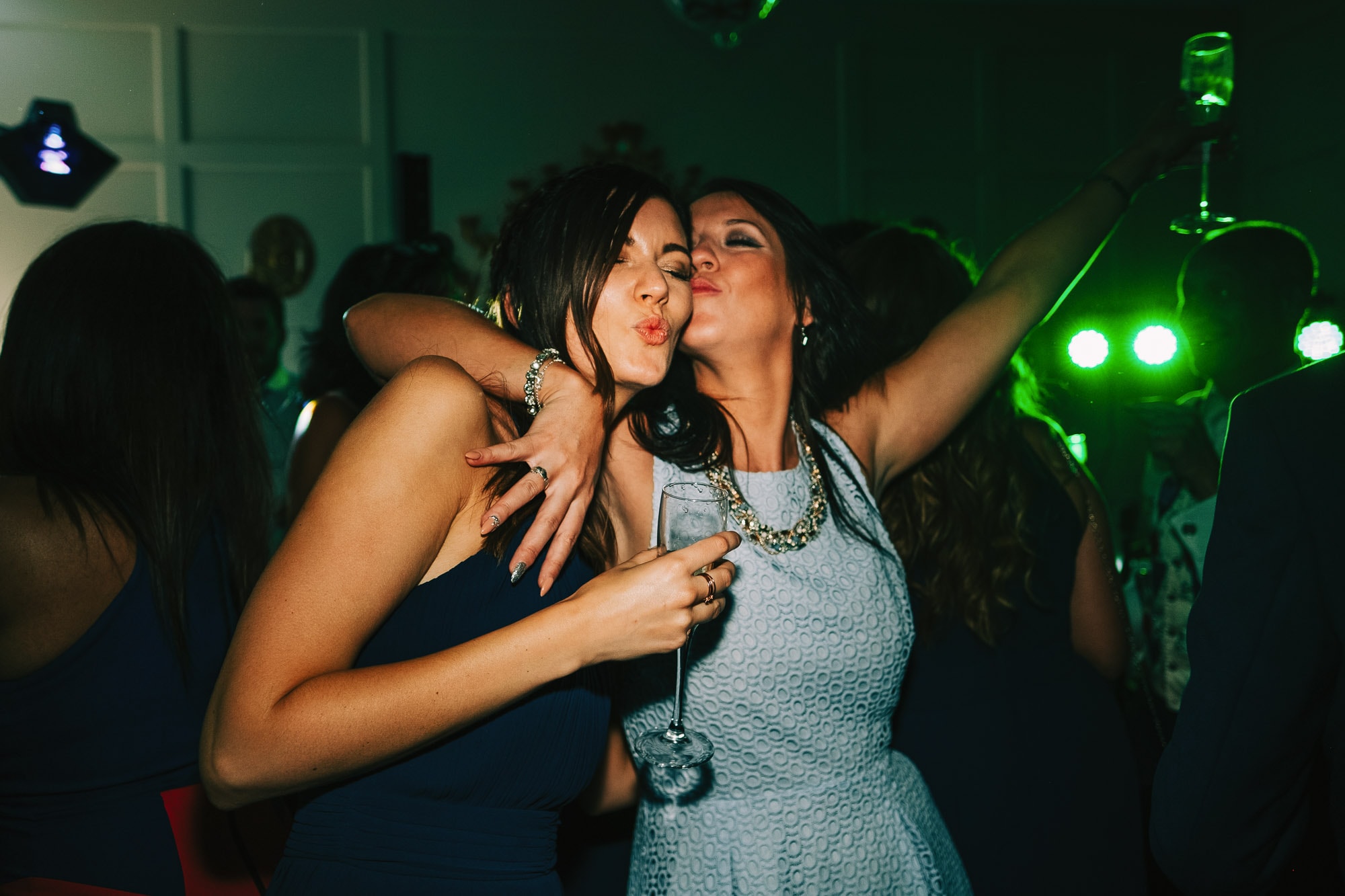 Guests dancing on the dancefloor